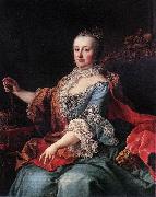 Queen Maria Theresia ag MEYTENS, Martin van